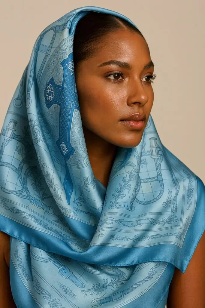 SILK SCARV MESKEL EDITION detail view